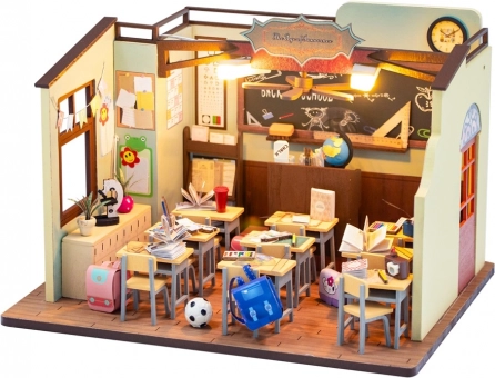 Miniature dukkehus 2Kids Toys Skoleklasse