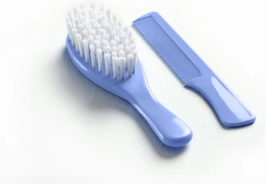 Sæt med hårbørste og kam, Baby Blue