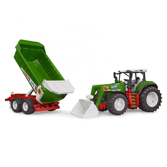 Bruder Traktor ROADMAX med frontlæsser og anhænger
