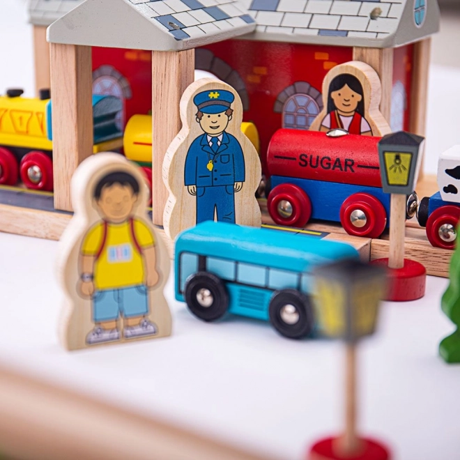 Bigjigs Rail Træ Togrute Bjergvej 112 Dele