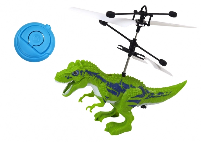 Flyvende dinosaur håndstyret helikopter grøn