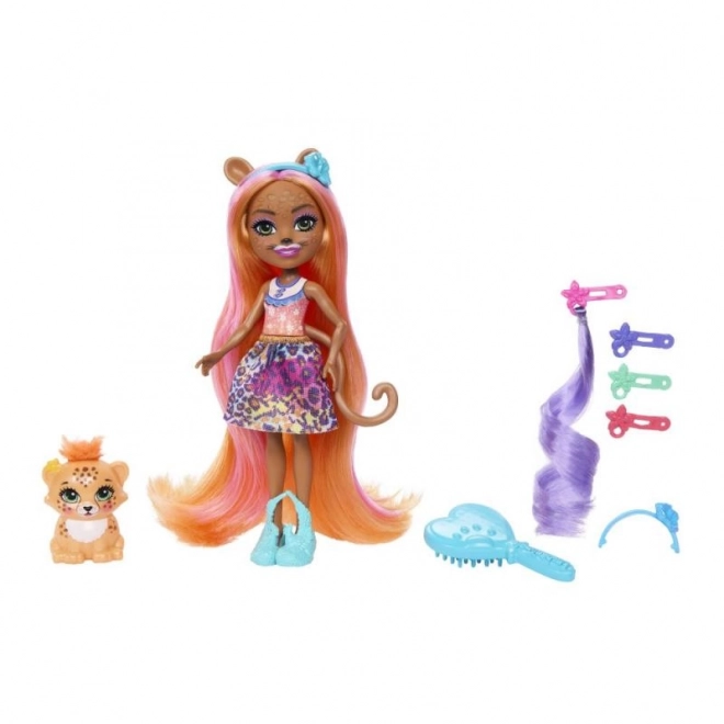 Enchantimals deluxe dukke Charisse Gepard
