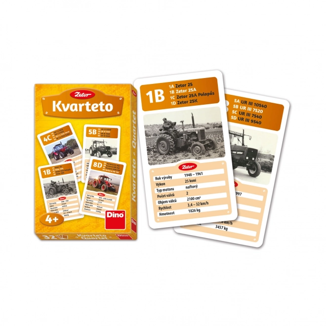 Kvartet spil Zetor traktorer