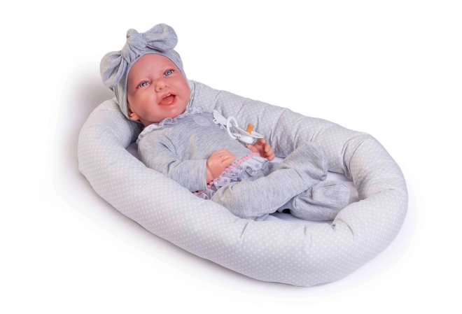 Antonio Juan 33228 CARLA - realistisk babydukke med blødt stoflegeme - 42 cm