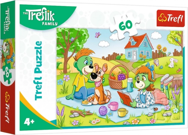 Puslespil Familien Treflik 60 brikker
