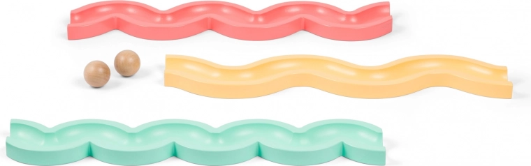 Sammenkoblbare bølgede dele