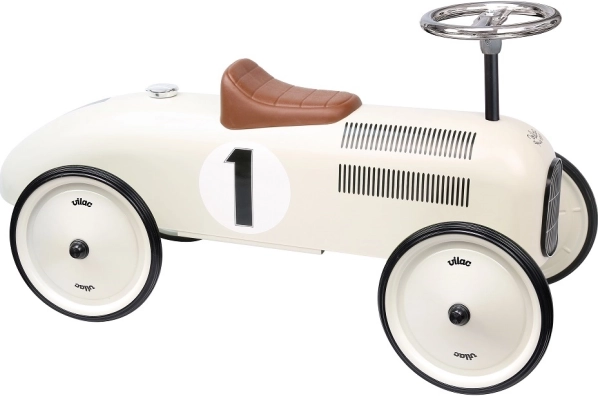 Vilac vintage løbecykel cremefarvet