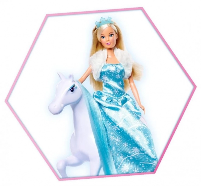 Panenka Steffi med hesten Snow Dream