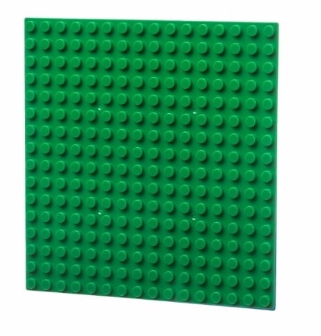 L-W Toys Grundplade 16x16 mørkegrøn