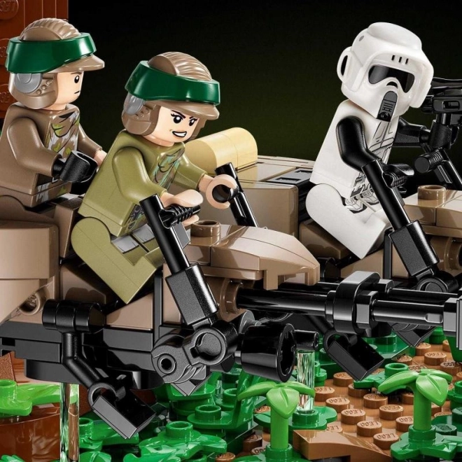 LEGO4; Star Wars422; 75353 Speeder-jagt på planeten Endor422; 013; diorama