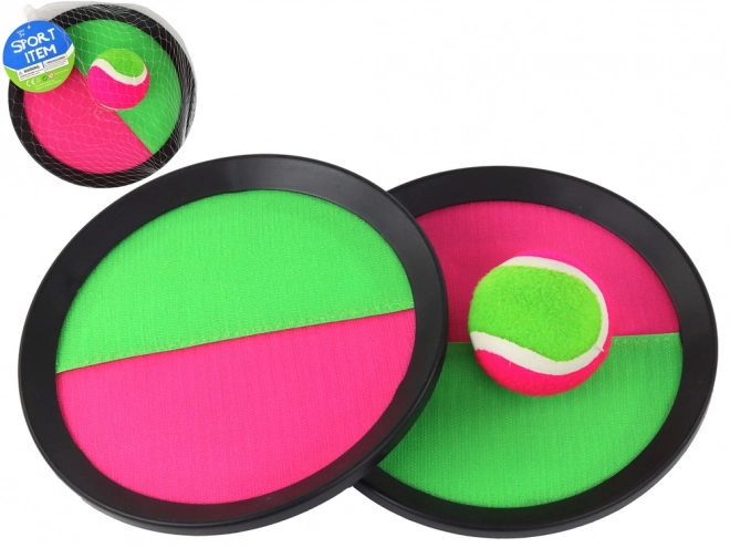 Spil kasteskiver med velcro Fangbold