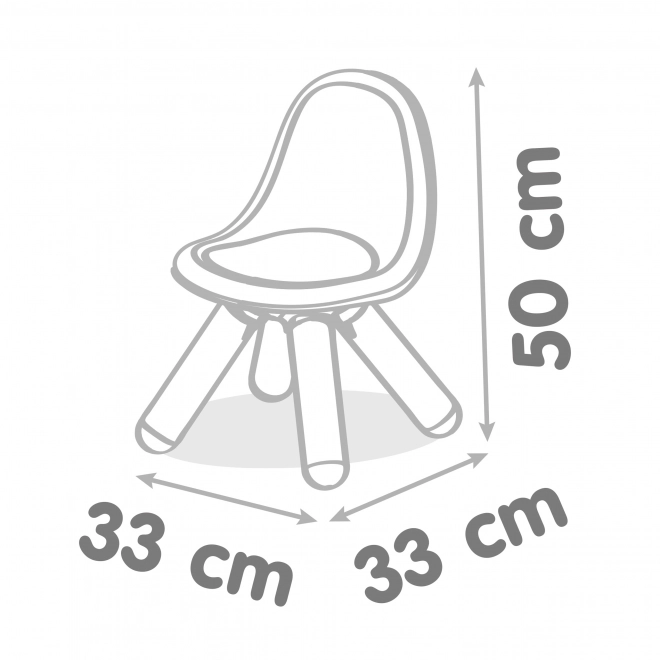 Blå børnestol