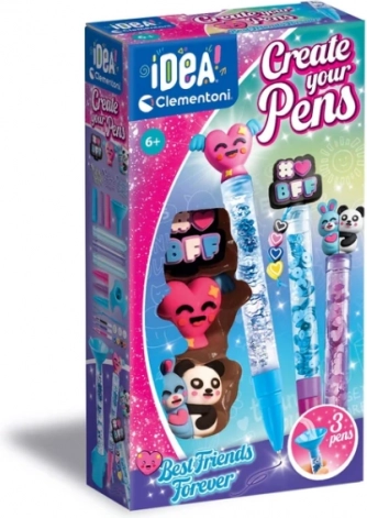 Idea Art mini pennefabrik – bedste venner CLEMENTONI