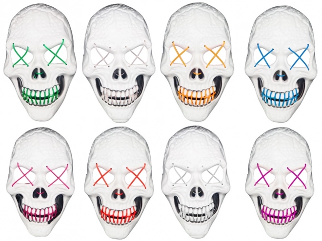 Lysende Halloween-maske