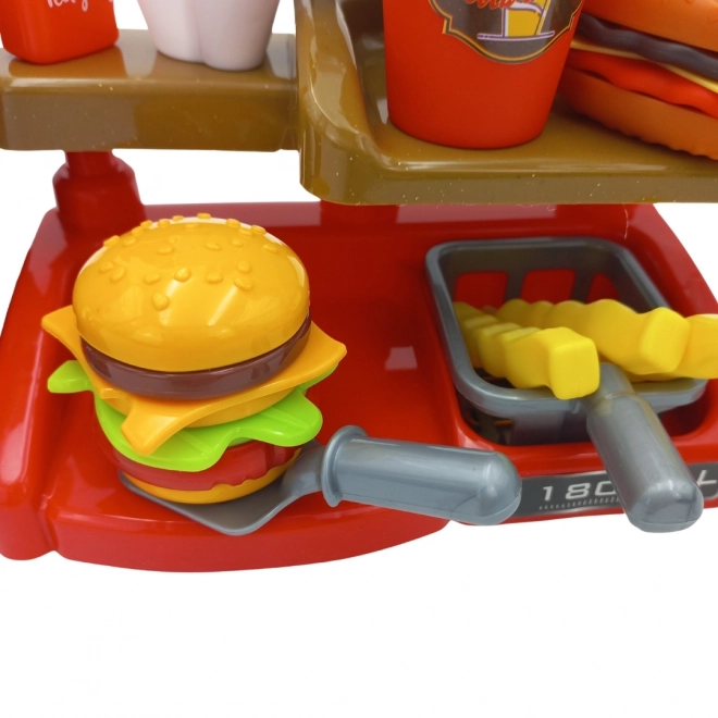 Fast Food XXL med kasseapparat og dispenser fra WOOPIE