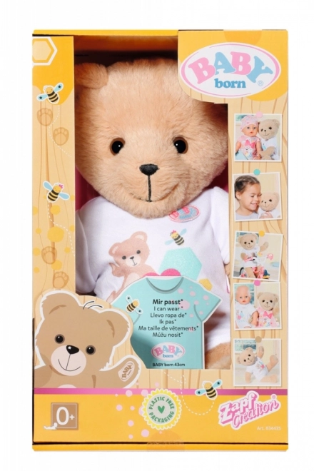 Bamse BABY born, hvidt tøj
