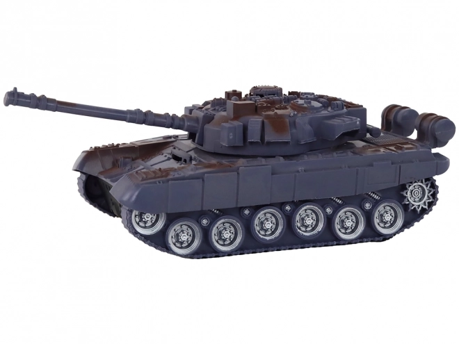 Fjernstyret tank med lys- og lydeffekter 1:18