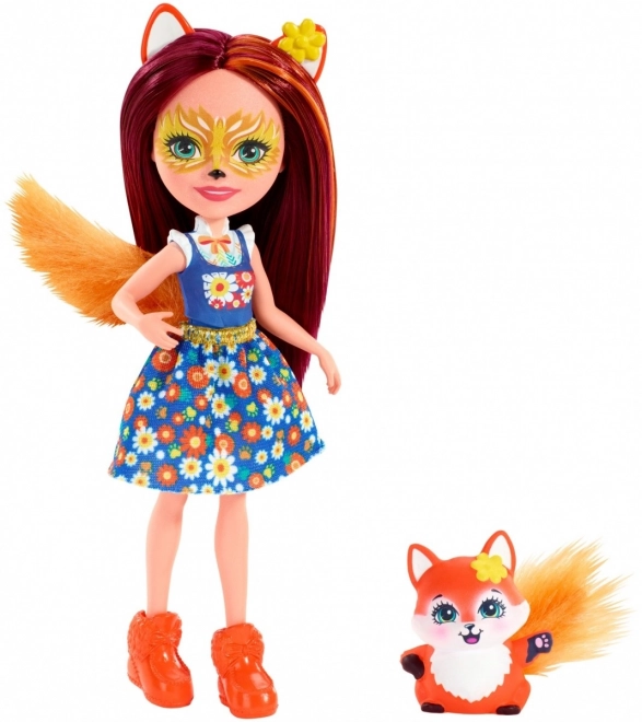 Enchantimals Dukke med dyr - Felicity Ræv og Flick FXM
