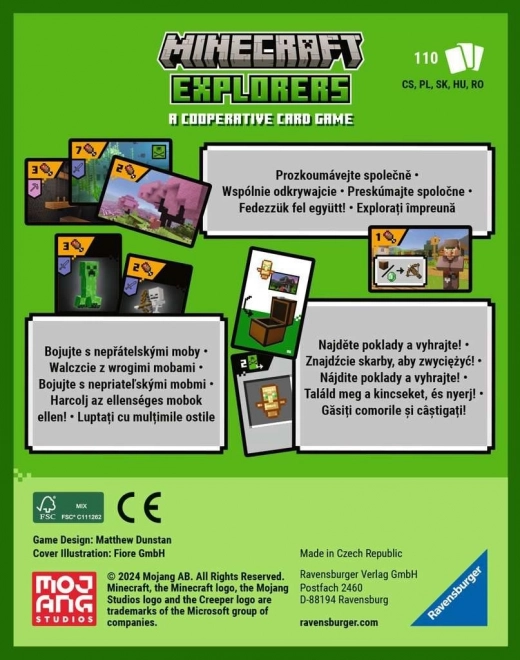 RAVENSBURGER Kortspil Minecraft Explorers