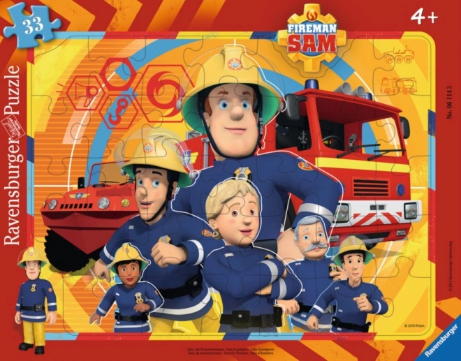 Ravensburger Puslespil Brandmand Sam 33 brikker