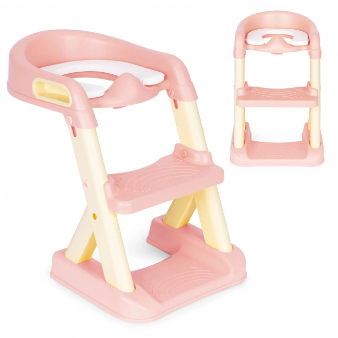 Gul børnepotte med trin ECOTOYS