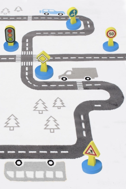 Trafikskilte i skum