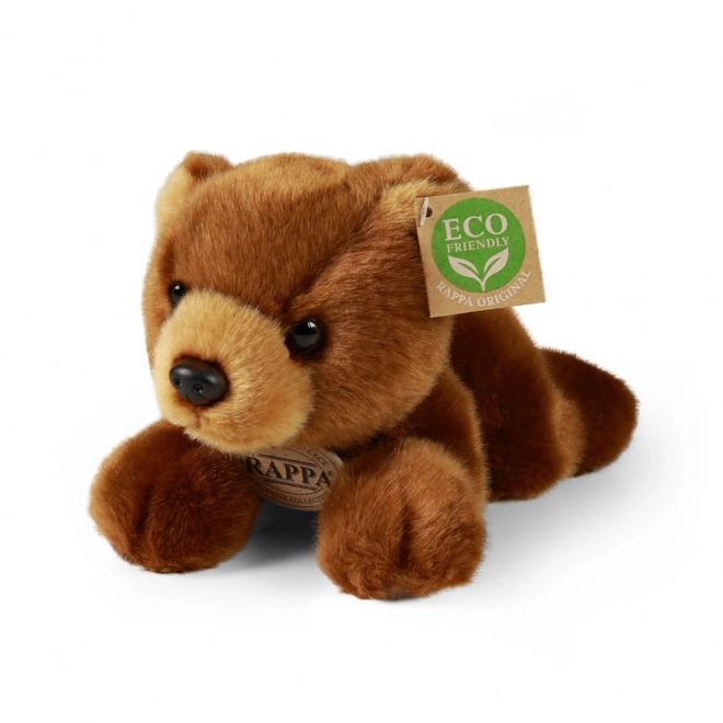 Brun liggende bamse 20 cm ØKO-VENLIG