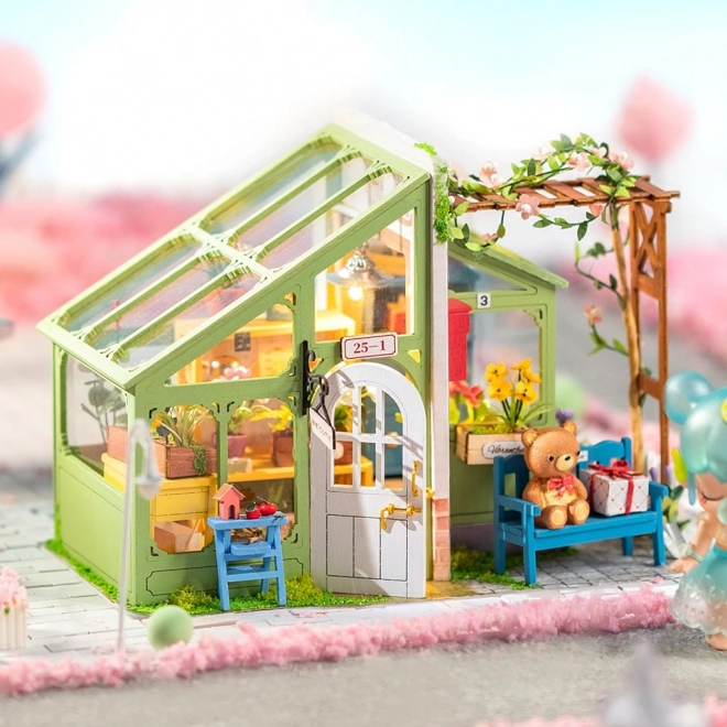 Forårsblomster - DIY Miniaturedukkehus