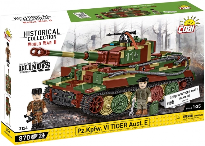 Modeltanken Tiger I af 870 klodser