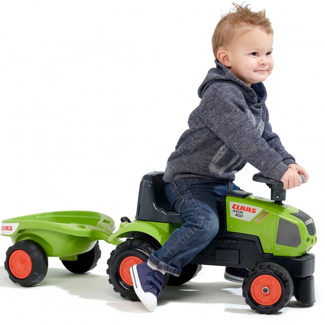 Gåbil - Claas traktor med rat og trailer