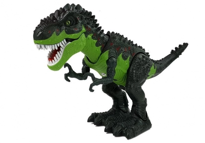 Batteri Dinosaur Æglægning Brændende ild Damp Grøn