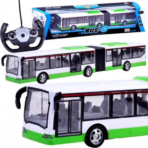 RC ledbus med fjernbetjening til børn – Grøn