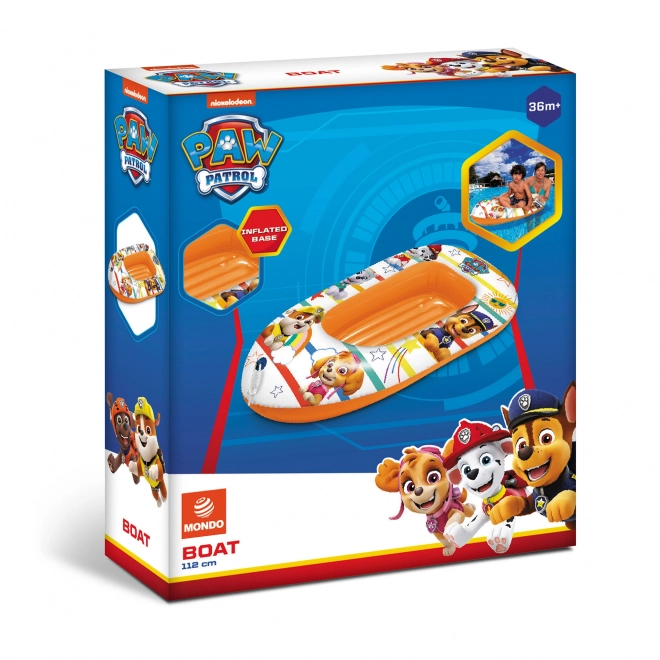 Oppustelig børnebåd Paw Patrol