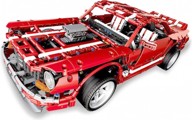Realistisk muscle car med bevægelige elementer