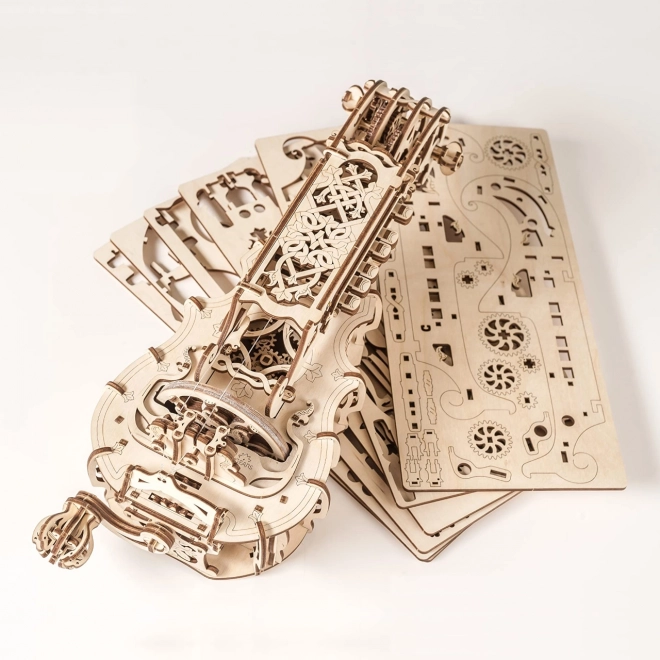 Ugears 3D Træmekanisk Puslespil Hurdy-Gurdy