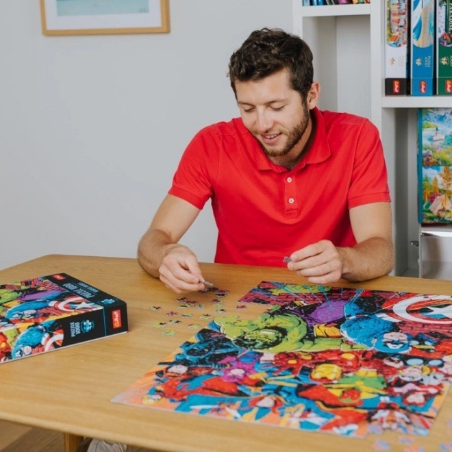 TREFL Puzzle Premium Plus Marvel: Marvel Helte 1000 brikker