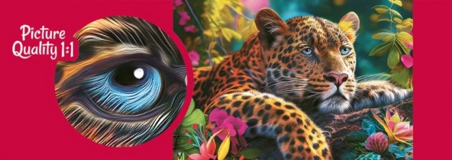 Puslespil Liggende leopard 500 brikker