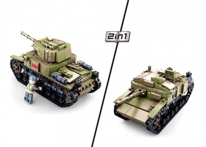 Sluban Army M38-B0711 Mellem italiensk tank 2i1