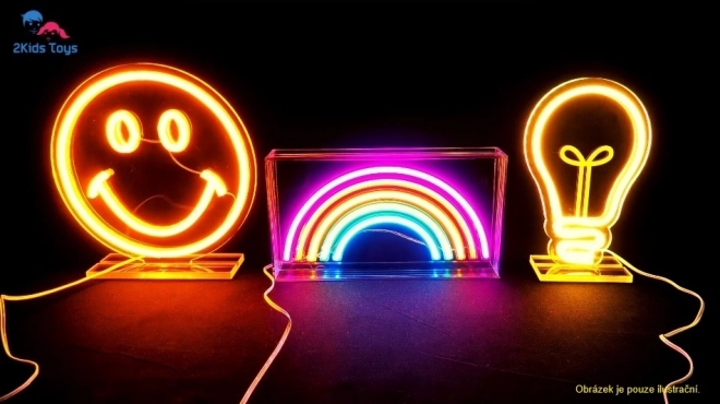 LED NEON Enhjørninge Lampe