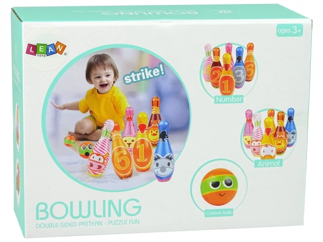 Sæt til bløde bowlinglege for børn