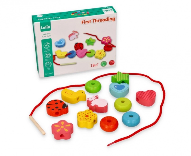 Perler til snøring for små børn
