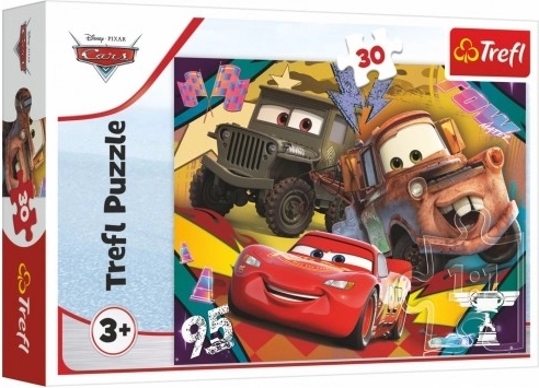 Puslespil 30 brikker - Disney Biler 3