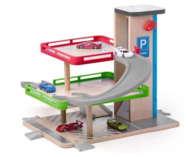 Garage med elevator og tilbehør