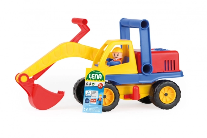 Auto gravemaskine med figur 32cm