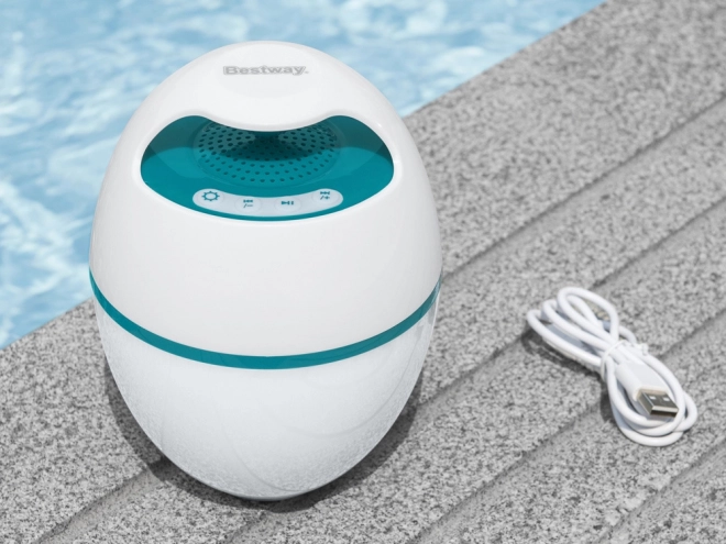 Bærbar flydende højttaler Bestway MusicWave™ med Bluetooth og LED-lys