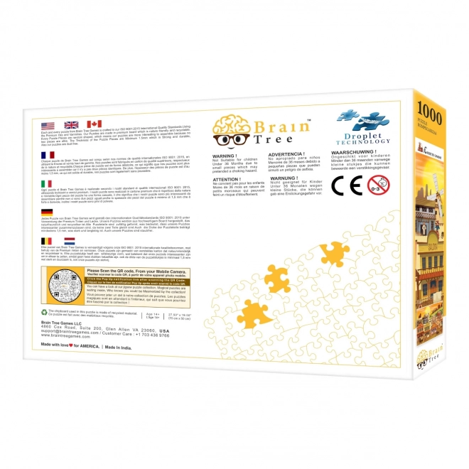 Brain Tree Puslespil Westernby 1000 brikker