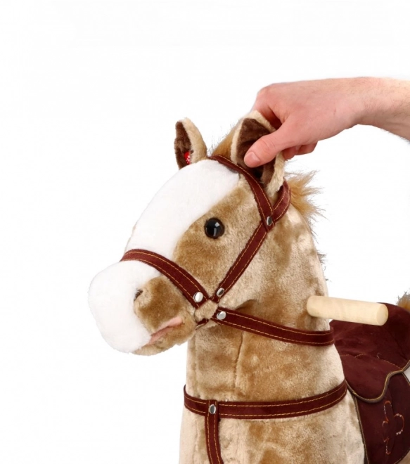 Gyngende hest Mustang med hjul