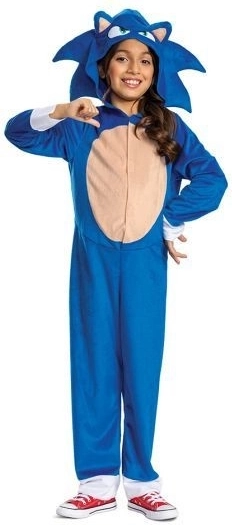 Sonic-kostume til børn 4-6 år