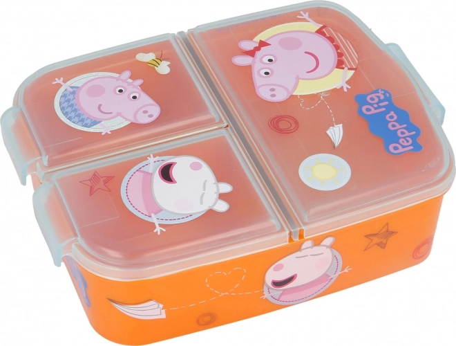 STOR Multi Box til frokost Peppa Pig