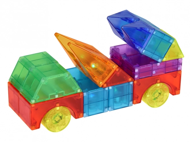 3D magnetiske blokke Lysende magnetiske blokke 64 stk ZA5240